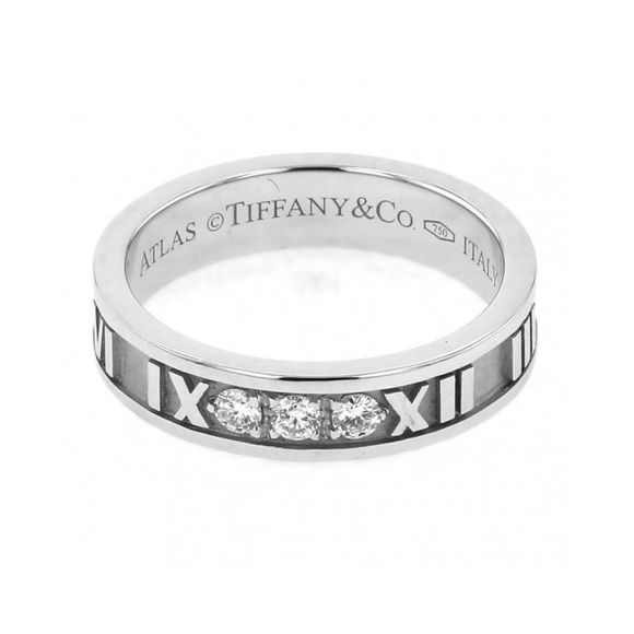 Tiffany & Co Pre Loved Atlas White Gold AB Condition Tiffany Co - Picture 3 of 5